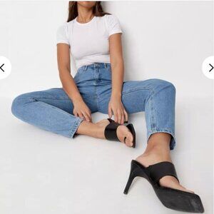 Missguided Tall Super High Waist Riot Recycled Jeans, 6